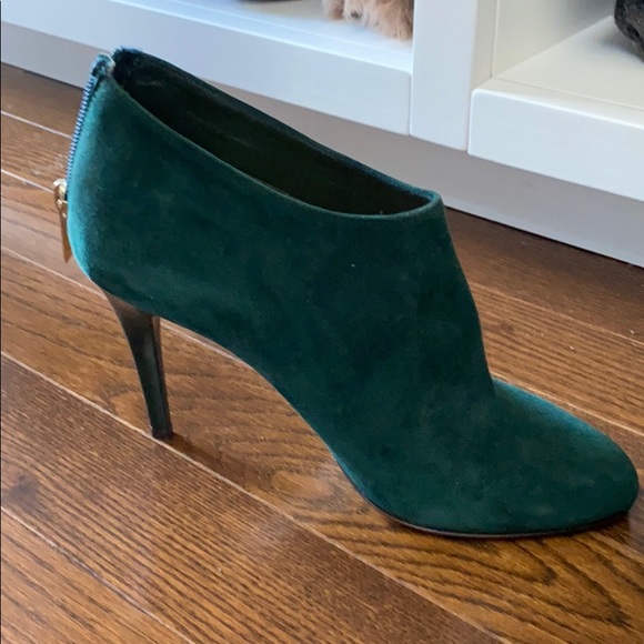 Jimmy Choo Dark Green Booty - Picture 3 of 4